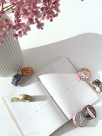 Japanese washi decoration tape gold foil aesthetic journaling collection pink black orange blue green kimono pattern