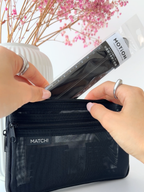 black foldable ruler compact 15cm 30cm useful Japanese stationery