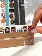 kawaii Japanese sticky notes page markers 120 sheets planner tabs aesthetic stationery ninja samurai shiba