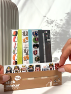 kawaii Japanese sticky notes page markers 120 sheets planner tabs aesthetic stationery samurai ninja shiba sushi