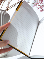 Maruman Mnemosyne A5 dotted notebook black minimal journaling Japanese stationery content