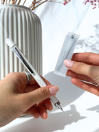 HB 0.5mm mechanical pencil lead refill white aesthetic Japanese stationery Tombow Monograph Grip mechanical pencil ivory