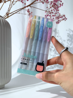 Pilot Juice pastel gel pen set 6 colors smooth 0.5mm ink for journaling and aesthetic notes Japanese stationery