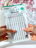 Pilot Juice Plus gel pen set 8 colors 0.4mm fine tip smooth ink for studying and notes Japanese stationery