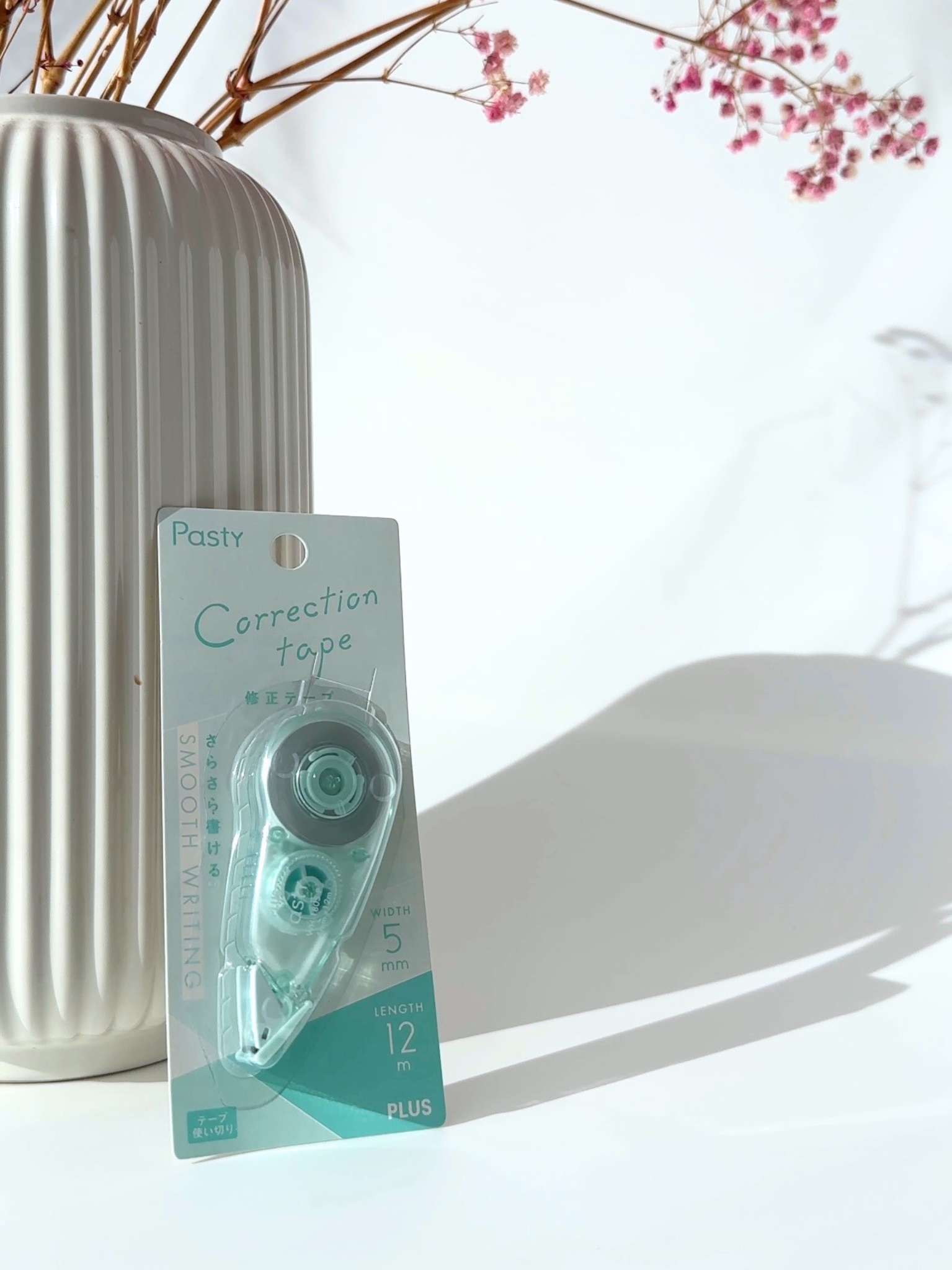pastel correction tape aesthetic stationery smooth clean notes Japanese green