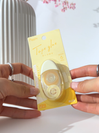 Plus Pasty glue tape pastel mess free adhesive journaling Japanese stationery yellow