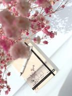 sakura cherry blossom artist notebook A5 Japanese premium journal blank mechanical pencil white