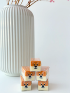 Shiba Inu dog eraser cute Japanese stationery collectible brown white funny desk items