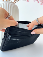 black mesh pen case expandable stationery organizer zipper pouch