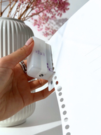 Tefrenu mini punch portable hole punch Japanese stationery loose leaf white